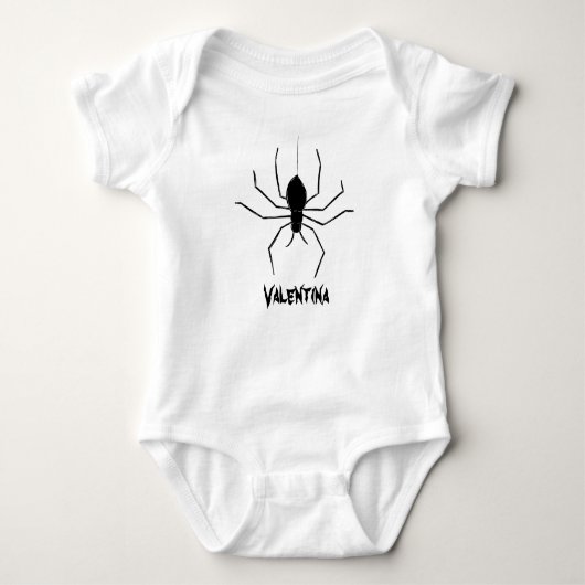 Persoonlijke Creepy Spiders Halloween Romper (Voorkant)