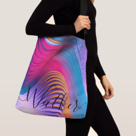 Persoonlijke Crossbody-Tas - Abstracte Kunst Crossbody Tas