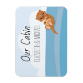 Persoonlijke Cruise Deur Zee Otter Marker Magneet (Verticaal)