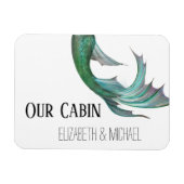 Persoonlijke cruise door Mermaid Tail Magneet (Horizontaal)