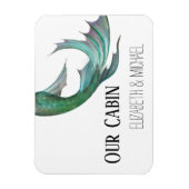 Persoonlijke cruise door Mermaid Tail Magneet (Verticaal)