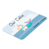 Persoonlijke cruise door Zee Mermaid Unicorn Magneet (Linkerzijde)