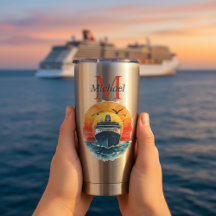 Persoonlijke cruise schemering vakantie