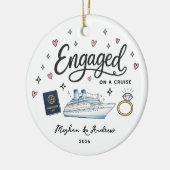 Persoonlijke Cruise Verloving Ornament (Links)