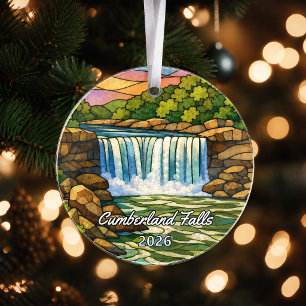 Persoonlijke Cumberland Falls State Park Acryl O Ornament