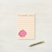 Persoonlijke Cupcake Takenlijst Post-it Notities C Post-it® Notes (Op bureau)