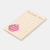 Persoonlijke Cupcake Takenlijst Post-it Notities C Post-it® Notes (Schuin)