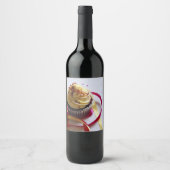 Persoonlijke cupcake wijn etiket (Voorkant)