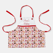 Persoonlijke cupcakes en snoepgoed schort (Voorkant)