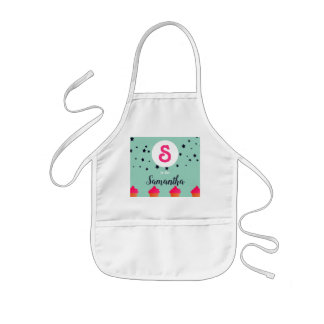 Persoonlijke Cupcakes Kids Schort Beginletter & Na