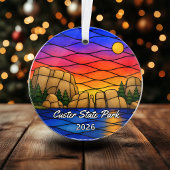 Persoonlijke Custer State Park Acrylaat Ornament,  Ornament