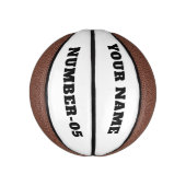 Persoonlijke Custom Basketbal –Uw Tekst Hier (Verticaal)