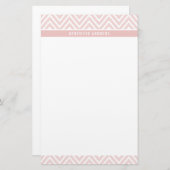 PERSOONLIJKE CUSTOM chevron patroon schattig baby  Briefpapier (Voorkant / Achterkant)