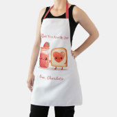 Persoonlijke Cute Aardbei Jam Moederdag Geschenk Schort (Insitu)