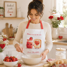 Persoonlijke Cute Aardbei Jam Moederdag Geschenk