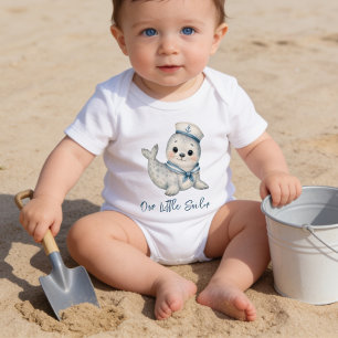 Persoonlijke Cute Baby Zeehond Romper