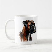 Persoonlijke Cute Boxer  Koffiemok (Links)