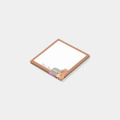 Persoonlijke Cute Capybara Lees Post-Its Post-it® Notes (Schuin)