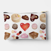 Persoonlijke Cute Chic Chocolade Snoep Hart Etui (Achterkant)