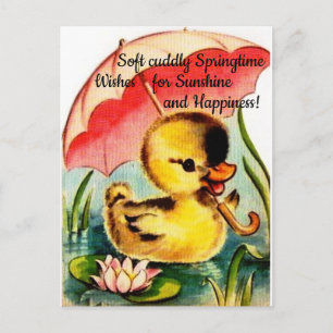 Persoonlijke Cute Chic Lente Ansichtkaart Briefkaart