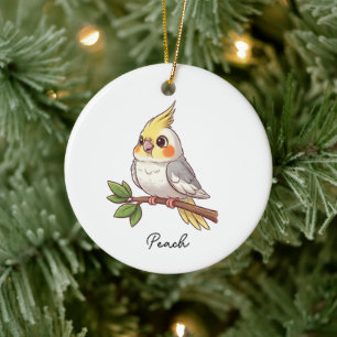 Persoonlijke Cute Cockatiel Huisdier Vogel Keramisch Ornament