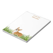 Persoonlijke Cute Corgi Hond Notitieblok (Linkerzijde)