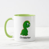 Persoonlijke Cute Dinosaur Mok (Links)