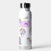 Persoonlijke Cute Eenhoorn Waterfles (Links)