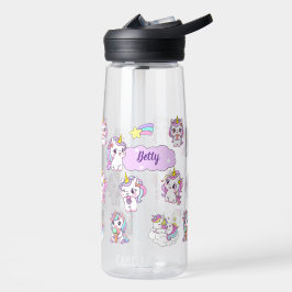 Persoonlijke Cute Eenhoorn Waterfles