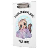Persoonlijke Cute Fret Klembord met Aangepaste Tek (Links)