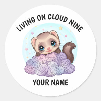 Persoonlijke Cute Fret Sticker met Aangepaste Teks