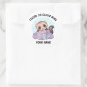 Persoonlijke Cute Fret Sticker met Aangepaste Teks (Tas)