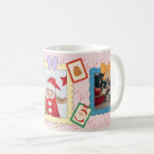 Persoonlijke Cute Kerst Foto Collage Koffiemok (Voorkant rechts)