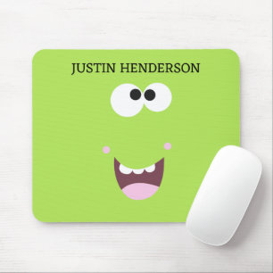 Persoonlijke Cute Kids Monster Muismat/Bureaumat Muismat
