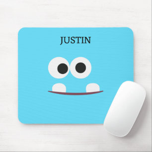 Persoonlijke Cute Kids Monster Muismat/Bureaumat Muismat