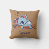 Persoonlijke Cute Koala Beer Cartoon Kussen (Voorkant)