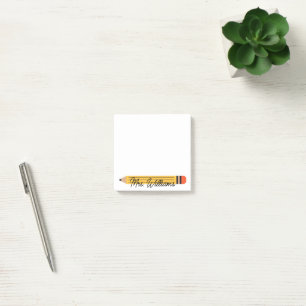 Persoonlijke Cute Krijtjes Leraar Terug naar Schoo Post-it® Notes