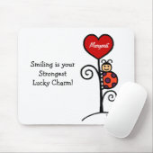 Persoonlijke Cute LadyBug-tekening Muismat (Met muis)