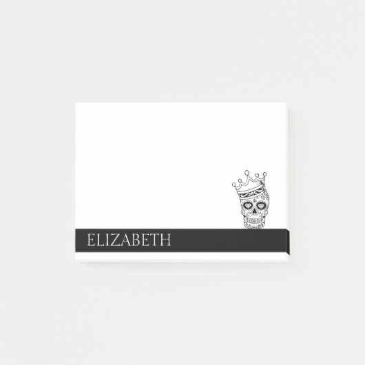 Persoonlijke Cute Mexicaanse Schedel Halloween Po Post-it® Notes (Voorkant)