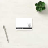 Persoonlijke Cute Mexicaanse Schedel Halloween Po Post-it® Notes (Kantoor)