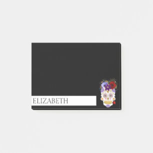 Persoonlijke Cute Mexicaanse Suiker Schedel Hallow Post-it® Notes