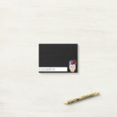 Persoonlijke Cute Mexicaanse Suiker Schedel Hallow Post-it® Notes (Op bureau)
