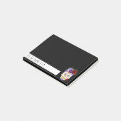 Persoonlijke Cute Mexicaanse Suiker Schedel Hallow Post-it® Notes (Schuin)