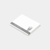 Persoonlijke Cute Mexicaanse Suiker Schedel Hallow Post-it® Notes (Schuin)