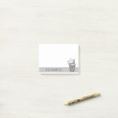 Persoonlijke Cute Mexicaanse Suiker Schedel Hallow Post-it® Notes (Op bureau)
