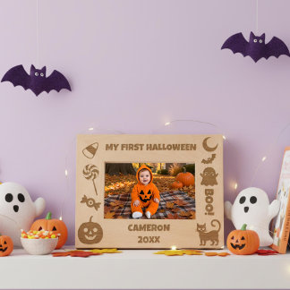 Persoonlijke Cute Mijn Eerste Halloween Gegraveerde Lijstjes