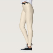 Persoonlijke Cute Moderne Champagnetint Goud Athle Leggings (Links)