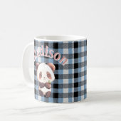 Persoonlijke Cute Panda Koffiemok (Voorkant links)