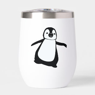 Persoonlijke Cute Pinguïn Aangepaste Naam