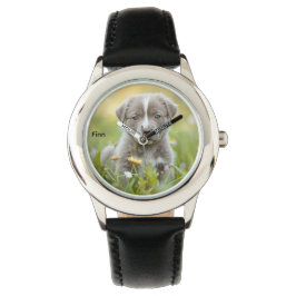Persoonlijke Cute Pit Bull Kinderhorloge Horloge